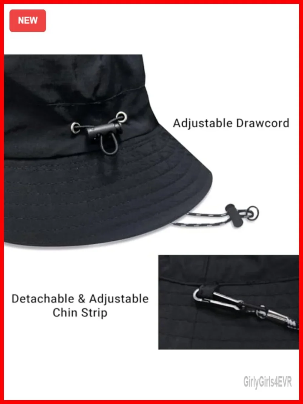 Waterproof Bucket Hat Quick Dry Sun Hat for Fishing Hiking
